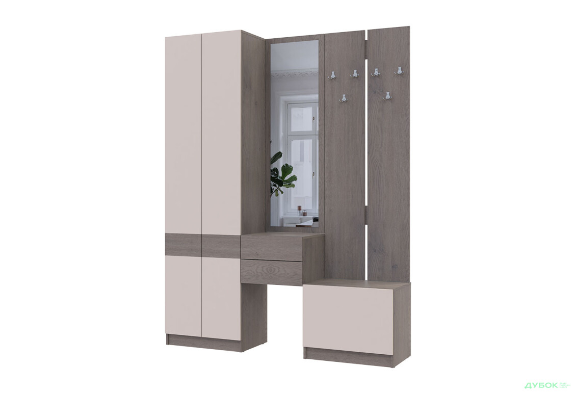 Зображення 2 - Передпокій Сола Doros 165 см, канноло / кашемір