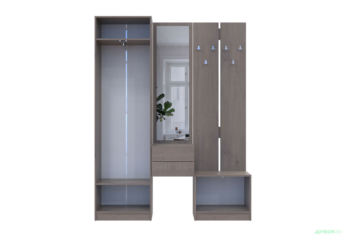 Зображення 7 - Передпокій Сола Doros 165 см, канноло / кашемір