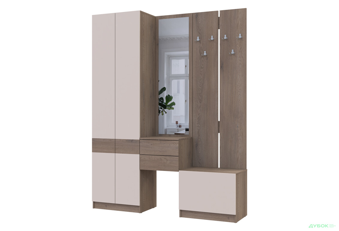 Зображення 2 - Передпокій Сола Doros 165 см, канноло / кашемір