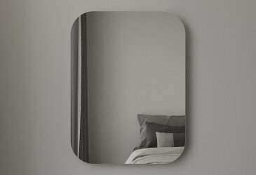 Зеркало Мадрид 1000х800 кнопка Moreli