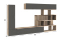 Изображение 4 - Стенка Киевский стандарт Галатея Д 305 см дуб сонома / антрацит