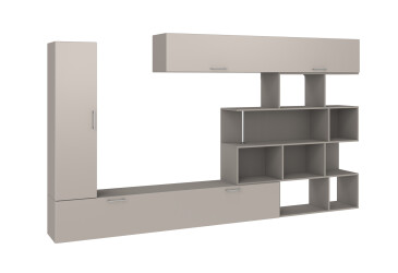 Стенка Киевский стандарт Галатея М 305 см кашемир / кашемир глянец