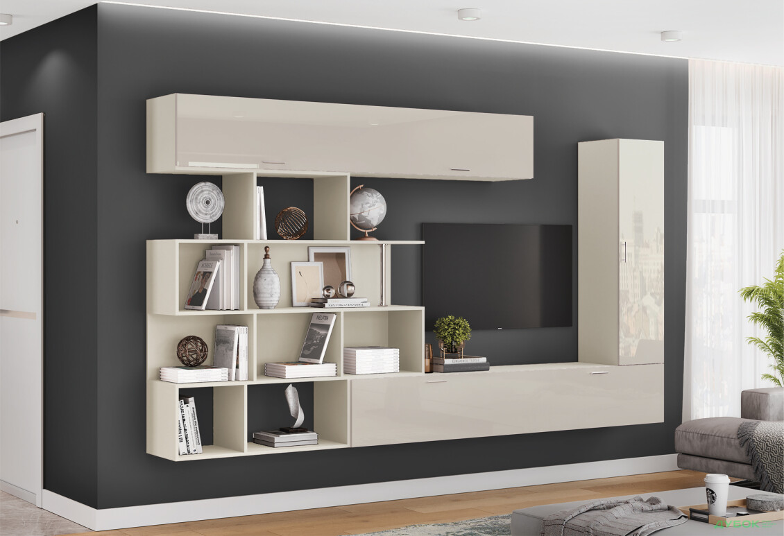 Изображение 2 - Стенка Киевский стандарт Галатея М 305 см кашемир / кашемир глянец