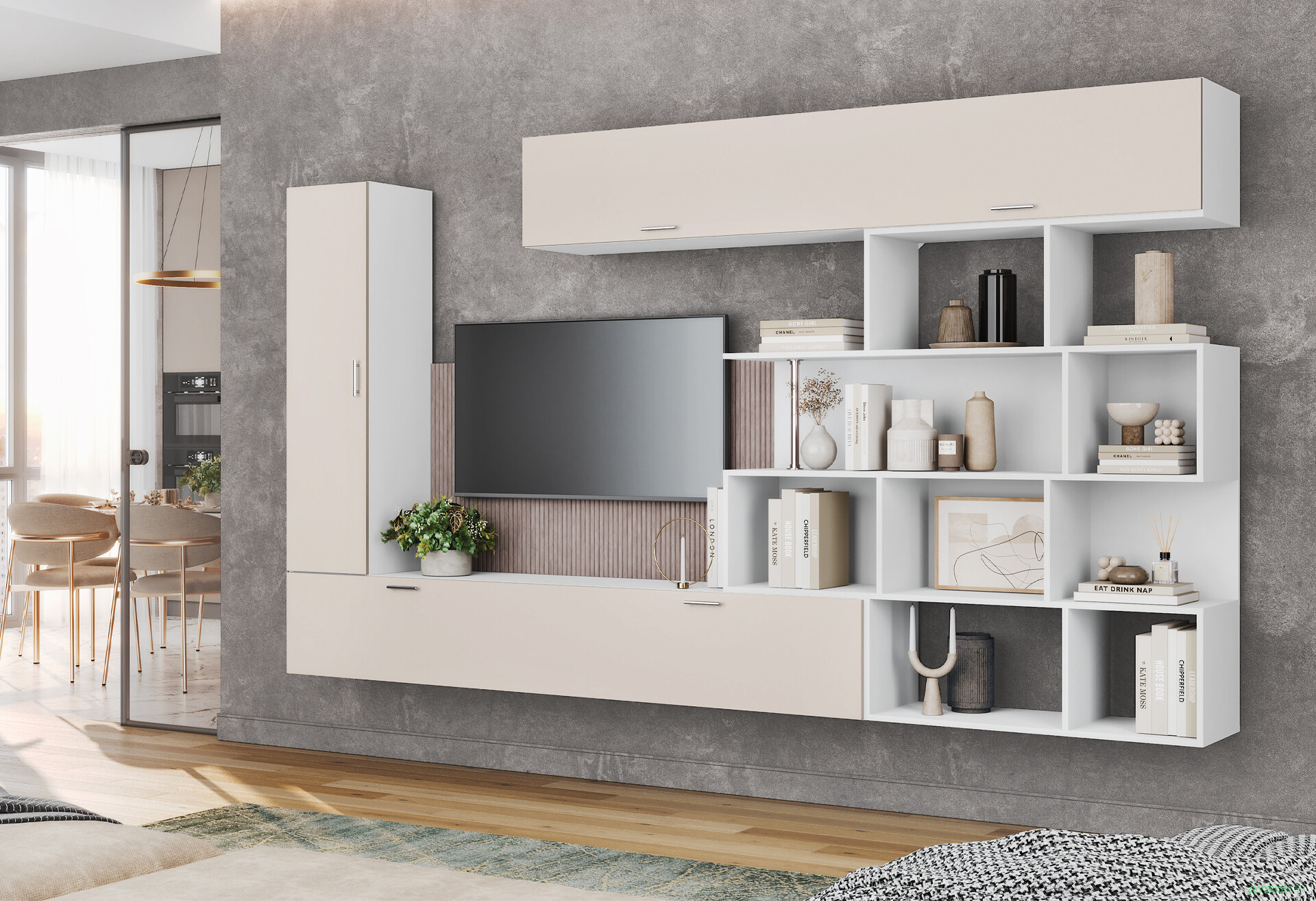 Изображение 2 - Стенка Киевский стандарт Галатея М 305 см нимфея альба / слоновая кость