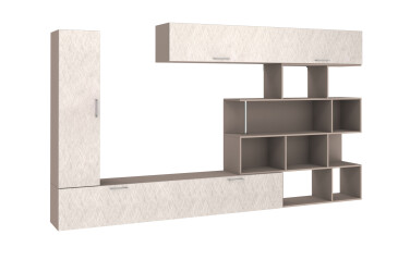 Стенка Киевский стандарт Галатея М 305 см тоффи / безе