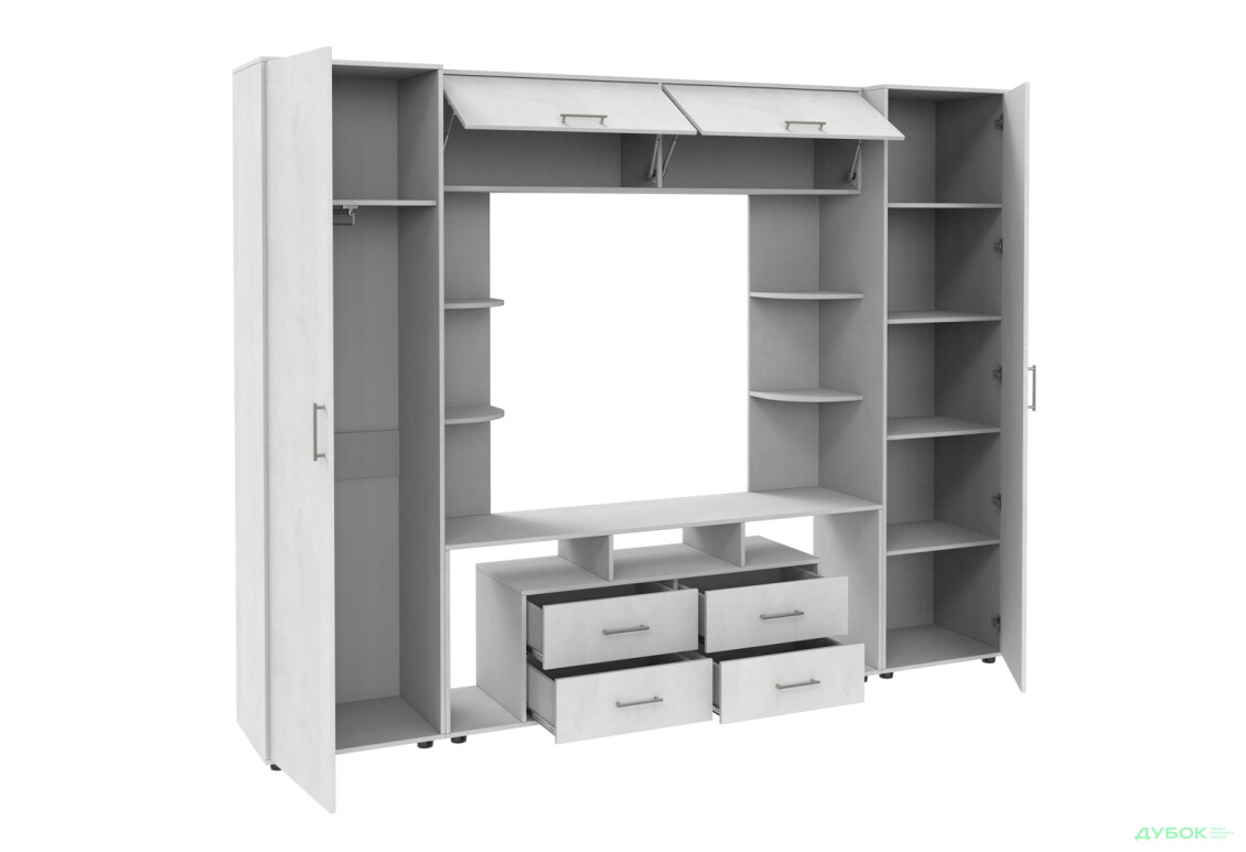 Изображение 3 - Стенка Киевский стандарт Юта Д 270 см бетон стайл