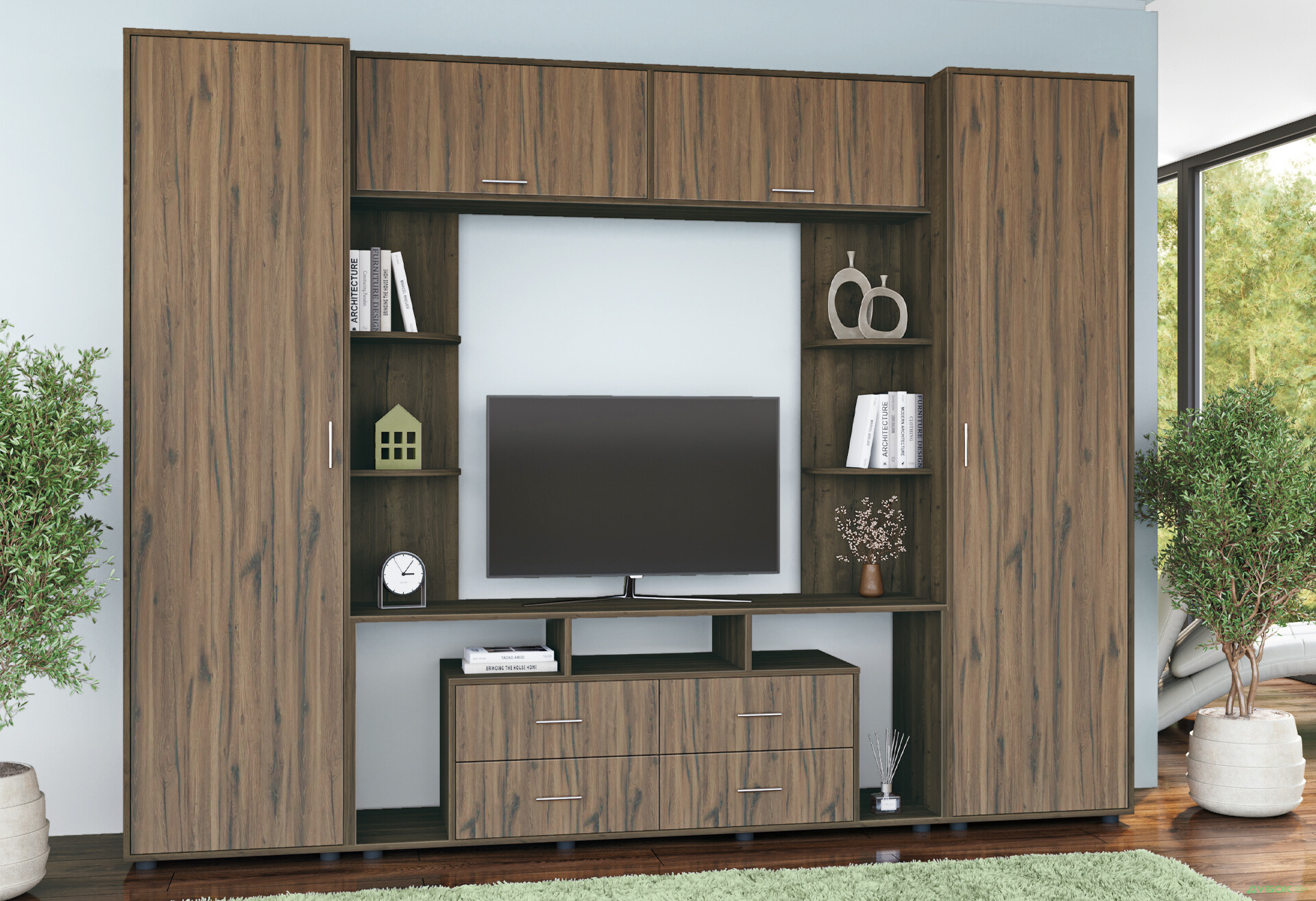 Изображение 2 - Стенка Киевский стандарт Юта Д 270 см орех макадамия / дуб ливорно