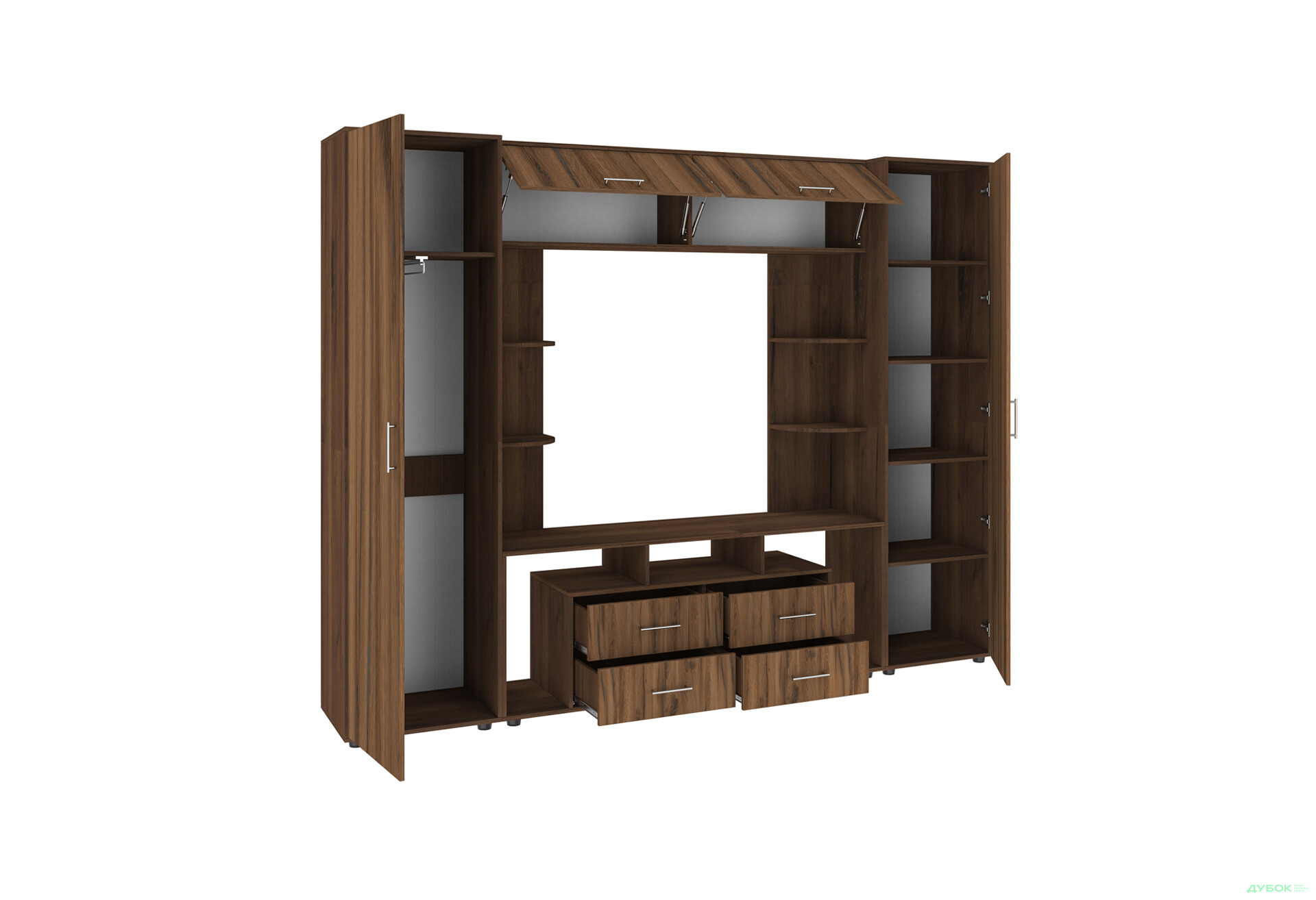 Изображение 3 - Стенка Киевский стандарт Юта Д 270 см орех макадамия / дуб ливорно