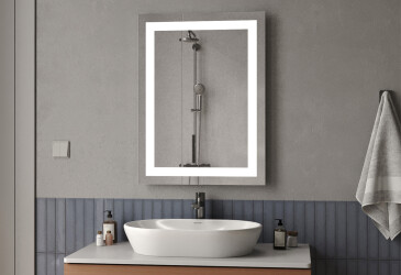 Зеркало Милан 700х500 кнопка Moreli