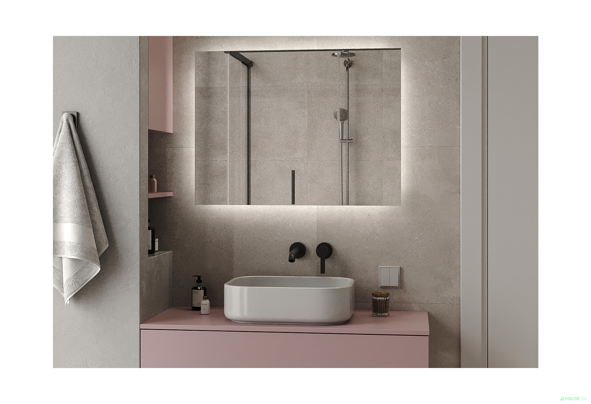 Изображение 4 - Зеркало Сан-Паулу 1200х600 кнопка Moreli