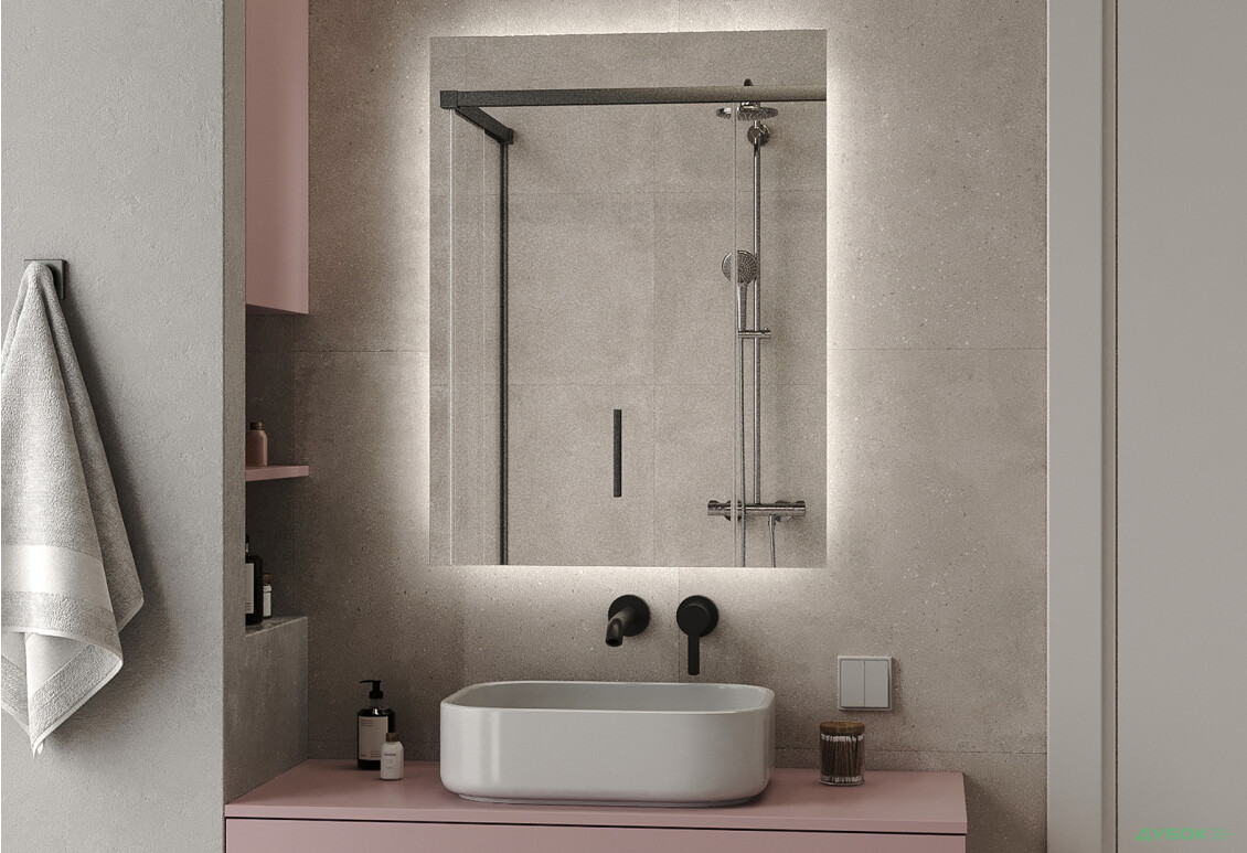 Изображение 3 - Зеркало Сан-Паулу 1200х600 кнопка Moreli