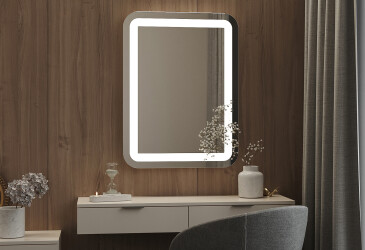 Зеркало София 700х500 кнопка Moreli