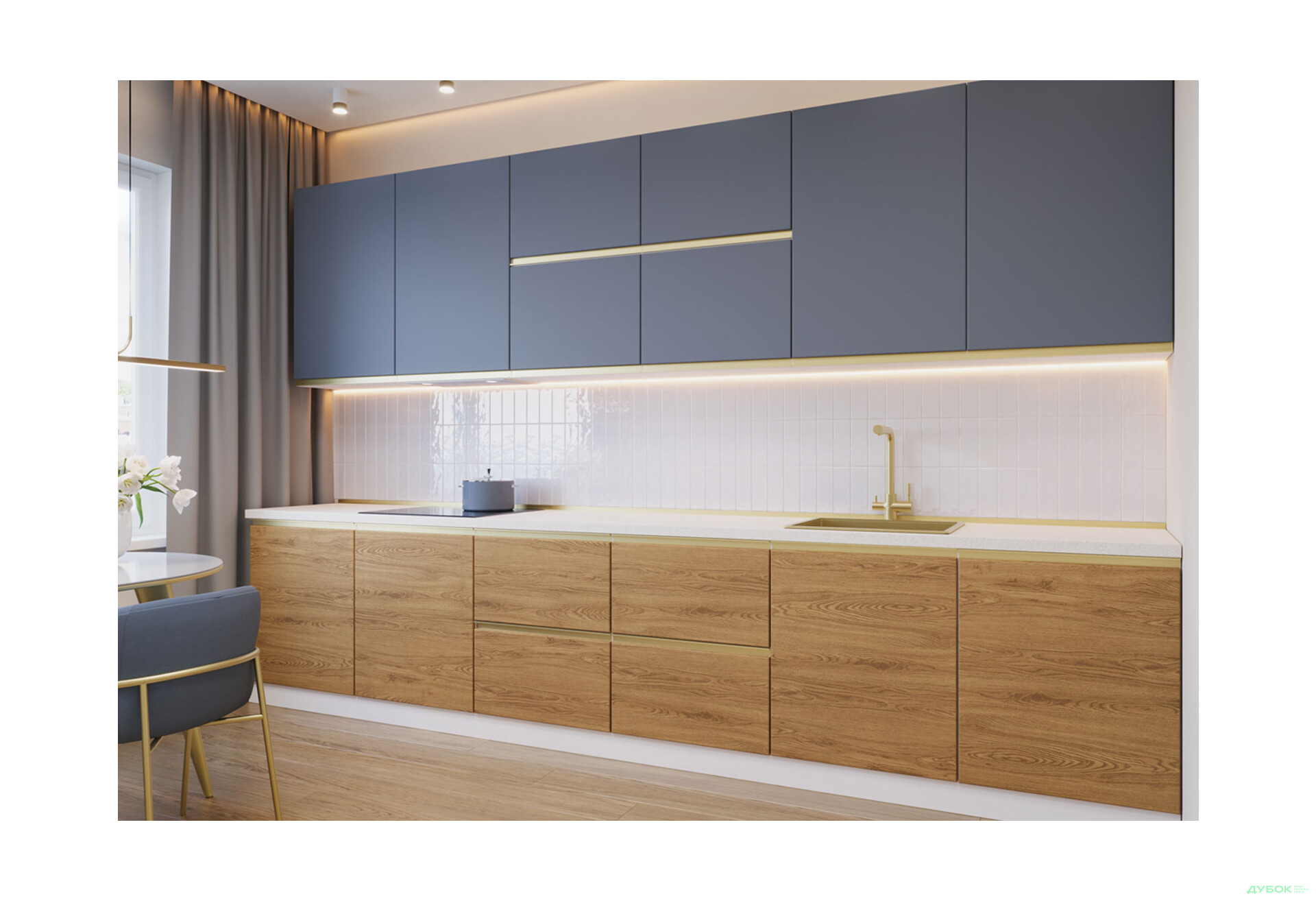 Кухня Прайм Люкс / Prime Luxe Комплект Прайм Люкс верх + Лорі Люкс низ 3,6 м VIP-master - Зображення 1 Зображення 1 - Кухня Прайм Люкс / Prime Luxe Комплект Прайм Люкс верх + Лорі Люкс низ 3,6 м VIP-master