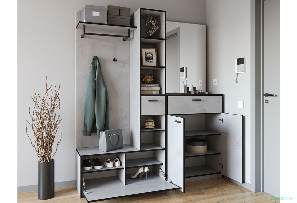 Изображение 2 - Прихожая Moreli KO-0002 Корнелия бетон тефра