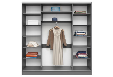 Корпус 450 Комбі Шафа-купе 3Д 2000х2400 Київський стандарт