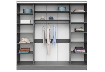 Корпус 600 Комби Шкаф-купе 3Д 2700х2400 Киевский стандарт