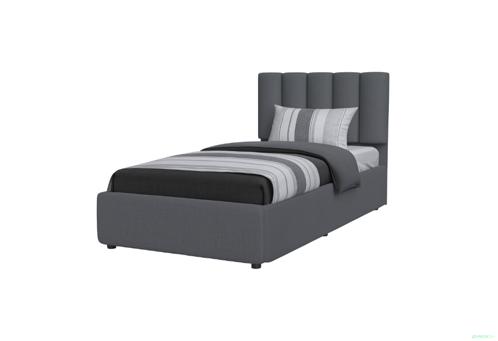 Ліжко-подіум UMa Монро 90х200 см з матрацом підйомне дерев'яний каркас, сіро-коричневе (Fancy 96) - Зображення 1 Зображення 1 - Ліжко-подіум UMa Монро 90х200 см з матрацом підйомне дерев'яний каркас, сіро-коричневе (Fancy 96)