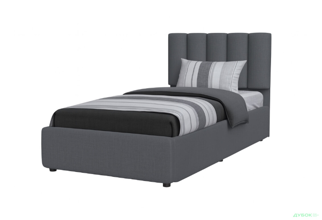 Ліжко-подіум UMa Монро 90х200 см з матрацом підйомне дерев'яний каркас, сіро-коричневе (Fancy 96) - Зображення 1 Зображення 1 - Ліжко-подіум UMa Монро 90х200 см з матрацом підйомне дерев'яний каркас, сіро-коричневе (Fancy 96)