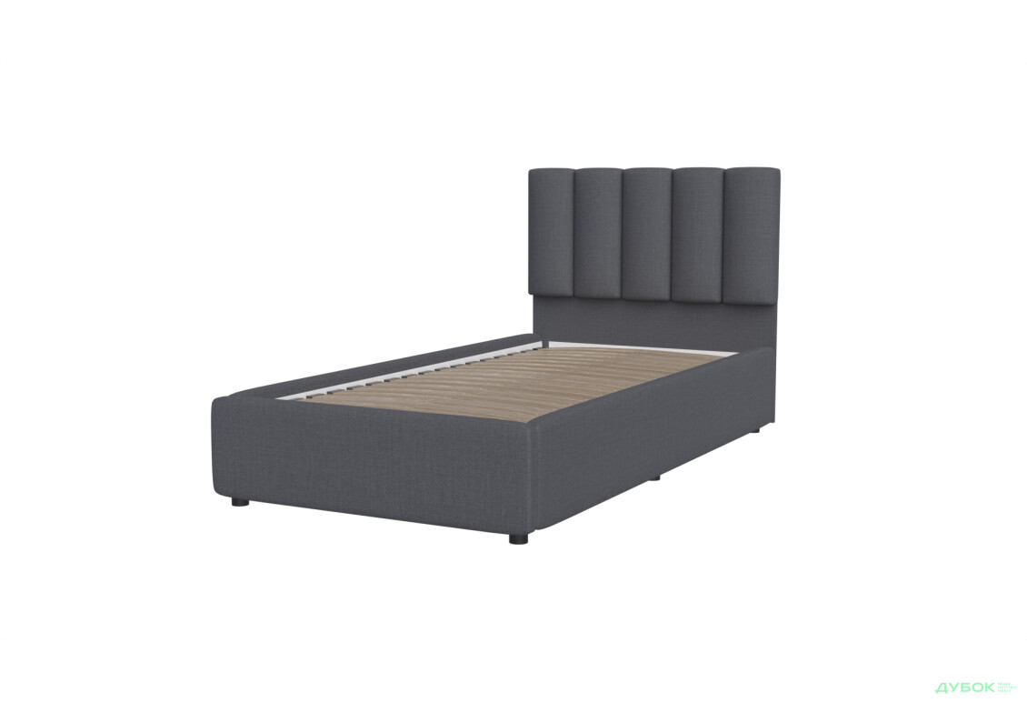 Ліжко-подіум UMa Монро 90х200 см з матрацом підйомне дерев'яний каркас, сіро-коричневе (Fancy 96) - Зображення 5 Зображення 5 - Ліжко-подіум UMa Монро 90х200 см з матрацом підйомне дерев'яний каркас, сіро-коричневе (Fancy 96)