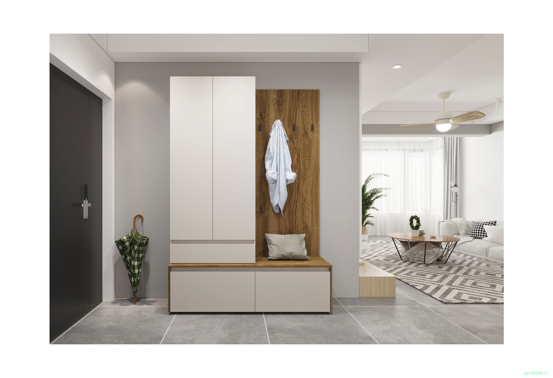 Вішак WIE70 дуб травиата Анси Gerbor холдинг - Изображение 2 Изображение 2 - Вішак WIE70 дуб травиата Анси Gerbor холдинг