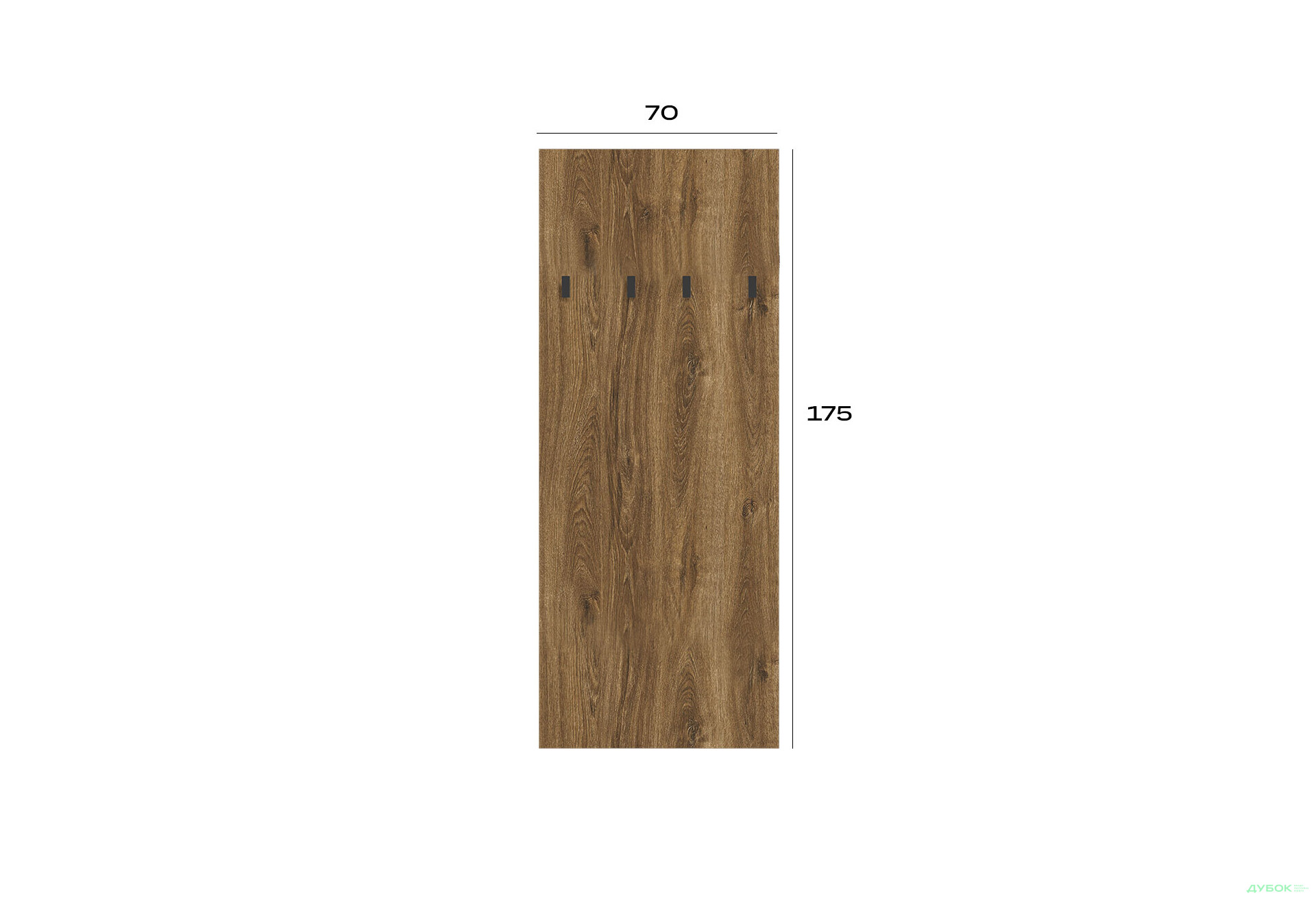 Вішак WIE70 дуб травиата Анси Gerbor холдинг - Изображение 3 Изображение 3 - Вішак WIE70 дуб травиата Анси Gerbor холдинг