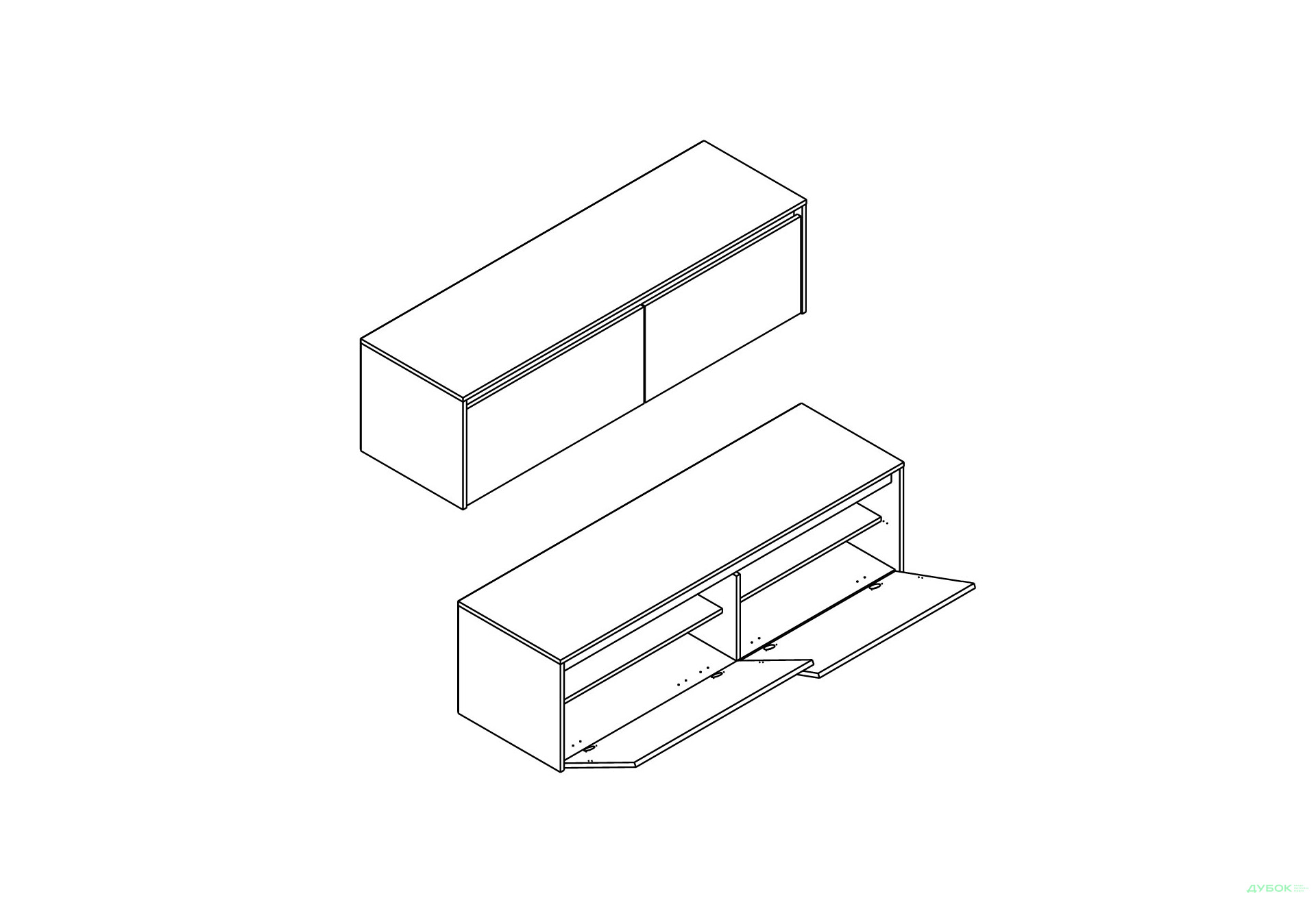 Передпокій Гербор Ансі 220 см, дуб травіата / кашемір - Зображення 2 Зображення 2 - Передпокій Гербор Ансі 220 см, дуб травіата / кашемір