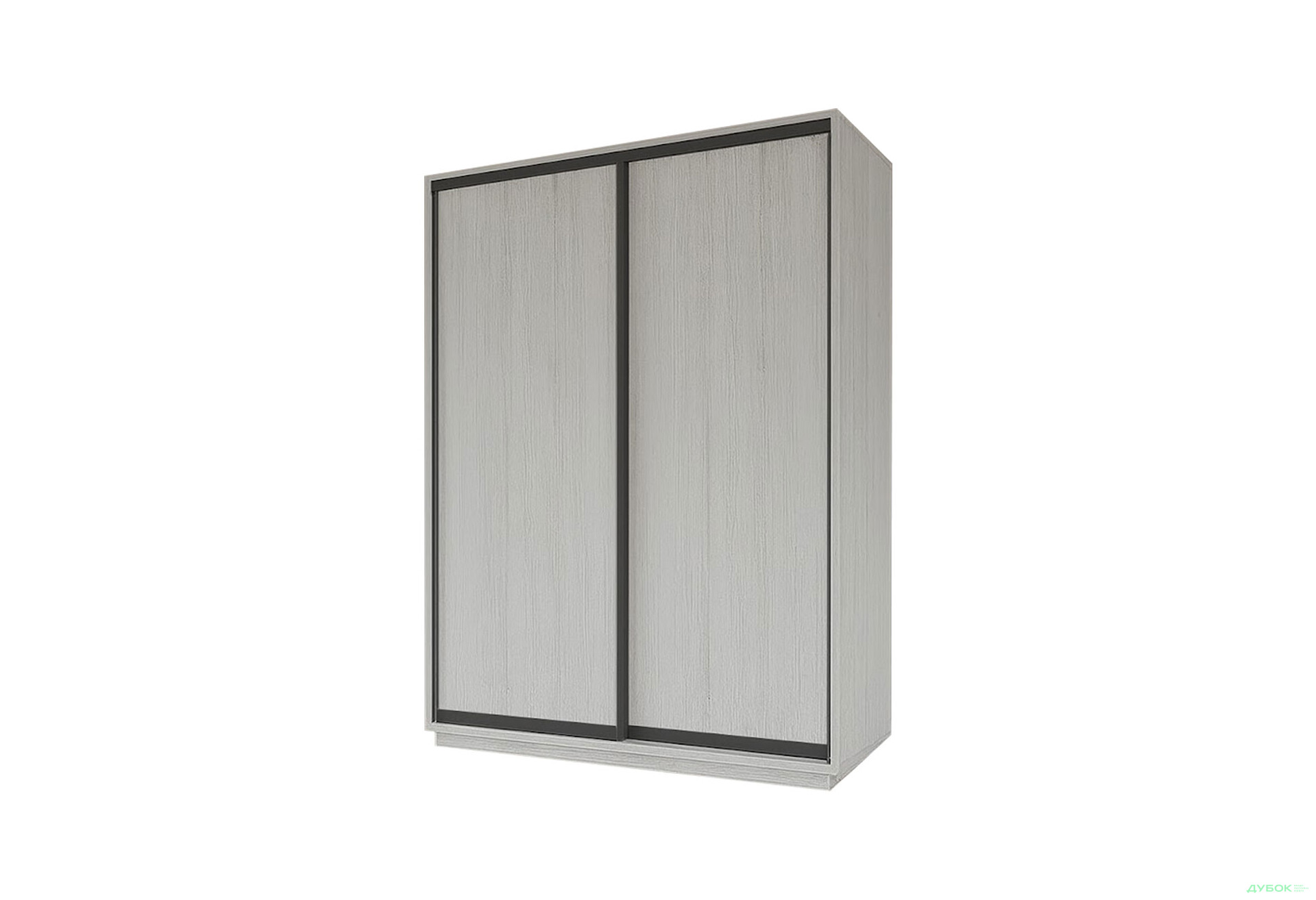Изображение 1 - Шкаф-купе 2D 1300х450х2400 Корпус Белый Структурный Фасад 646 ДСП Сосна Нати Bl Креденс Фениче