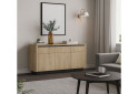 Изображение 3 - Комод Perfect Home Торро / Torro 3-дверный с ящиками 163,2 см, дуб кремона / черный