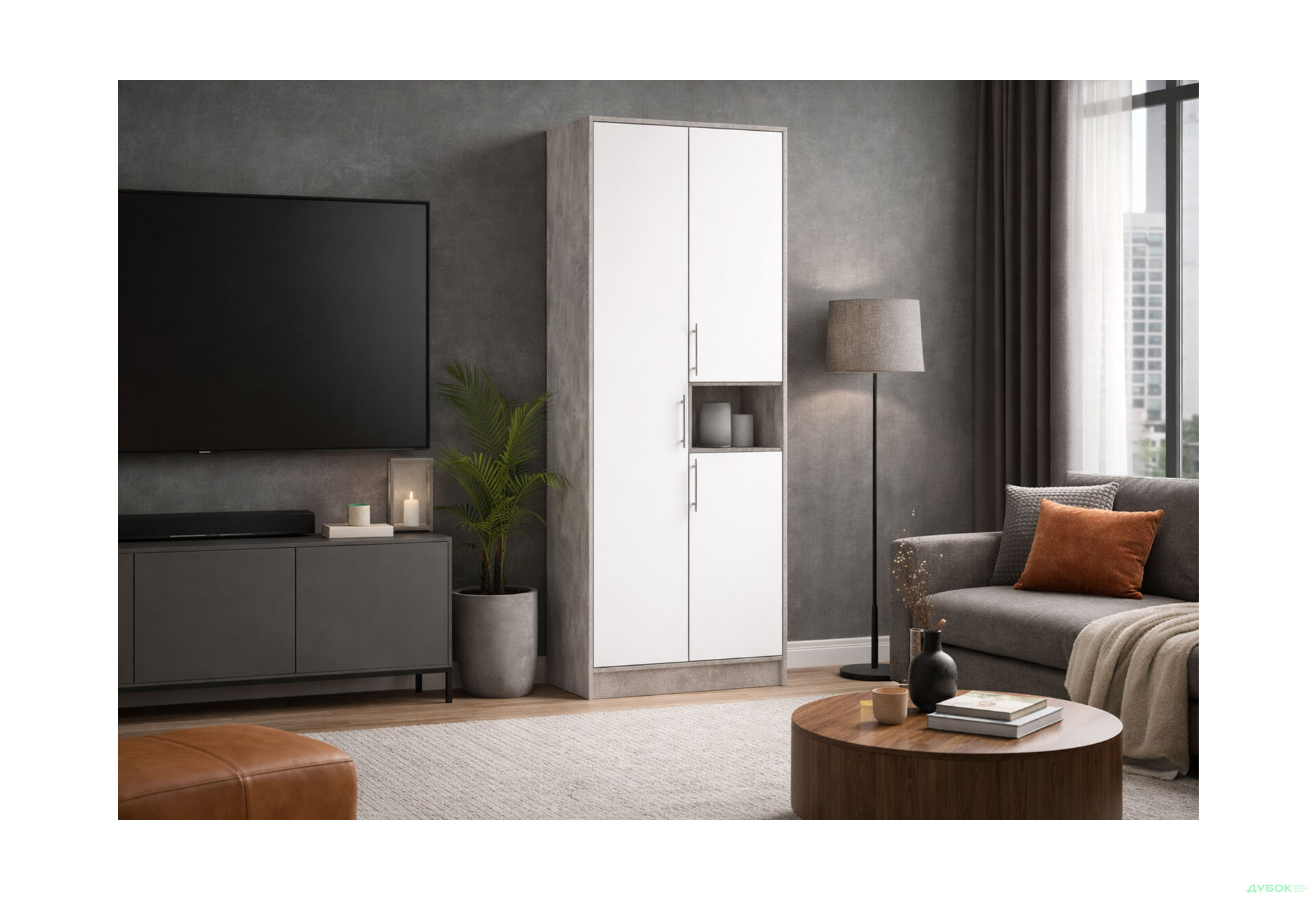 Изображение 2 - Шкаф Киевский стандарт МВ-3 3-дверная 80x45x210 см