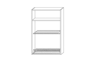 Корпус dpl в-9671 сушка blum