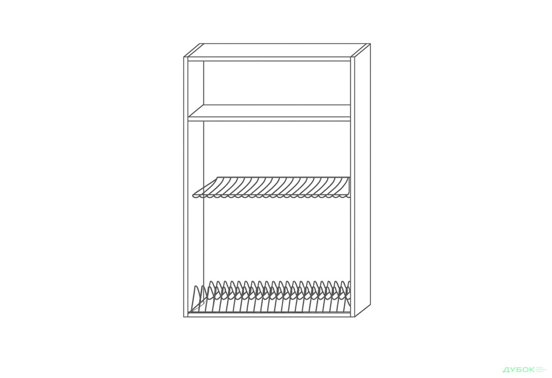 Корпус dpl в-9671 сушка blum MebelStar