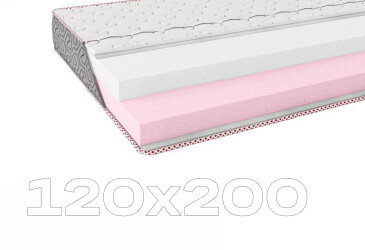 Матрас Allur 120х200 серия Fashion ЕММ