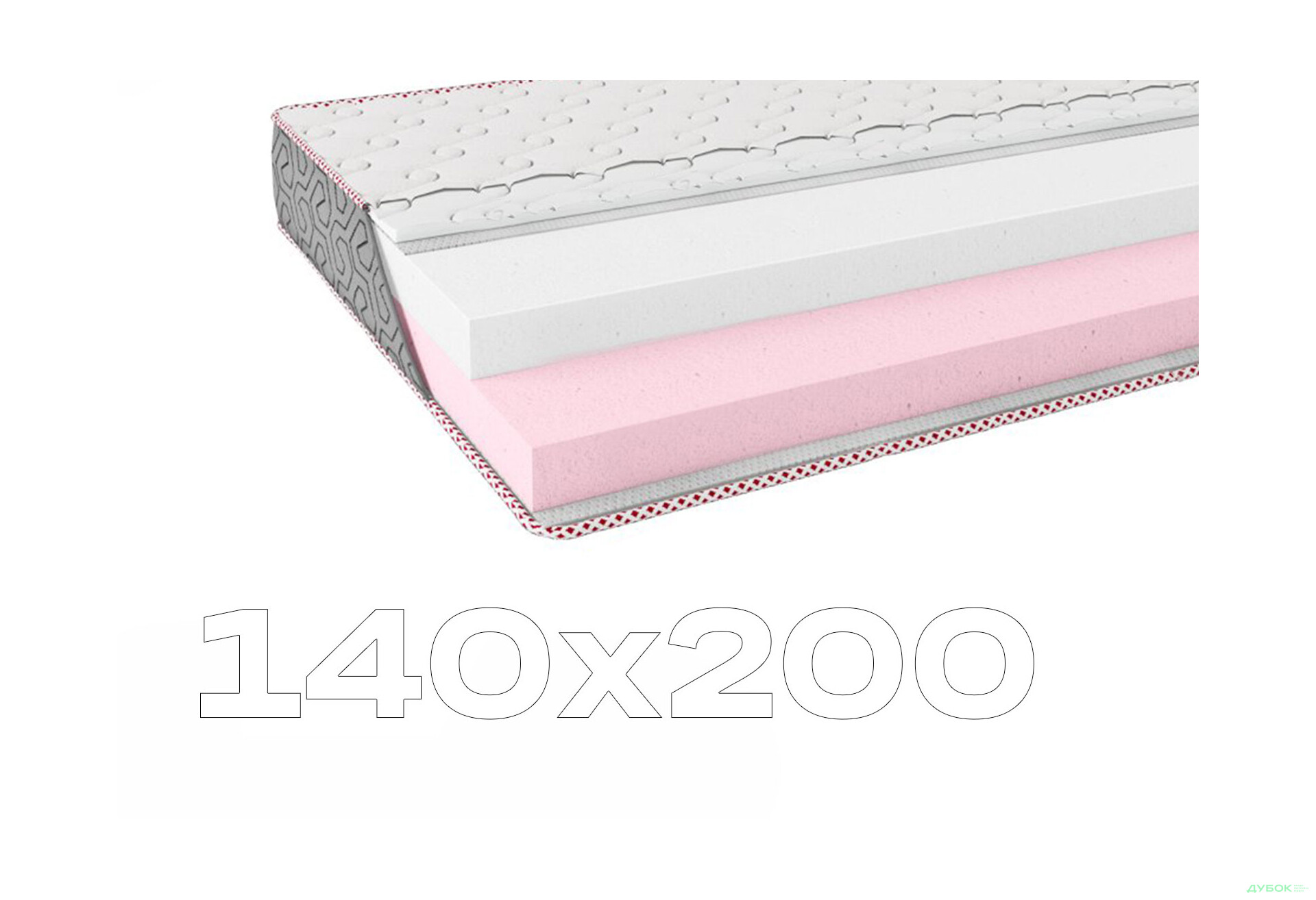 Зображення 1 - Матрац Allur / Аллюр 140х200 серія Fashion ЕММ