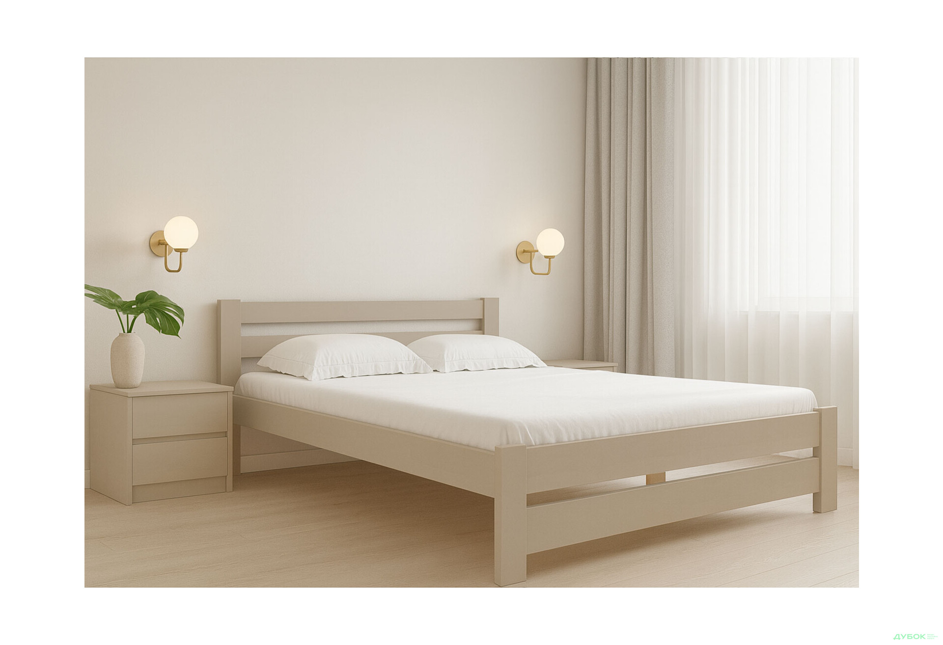 Изображение 2 - Кровать Arbor Drev Симфония 120х200, сосна, кашемир