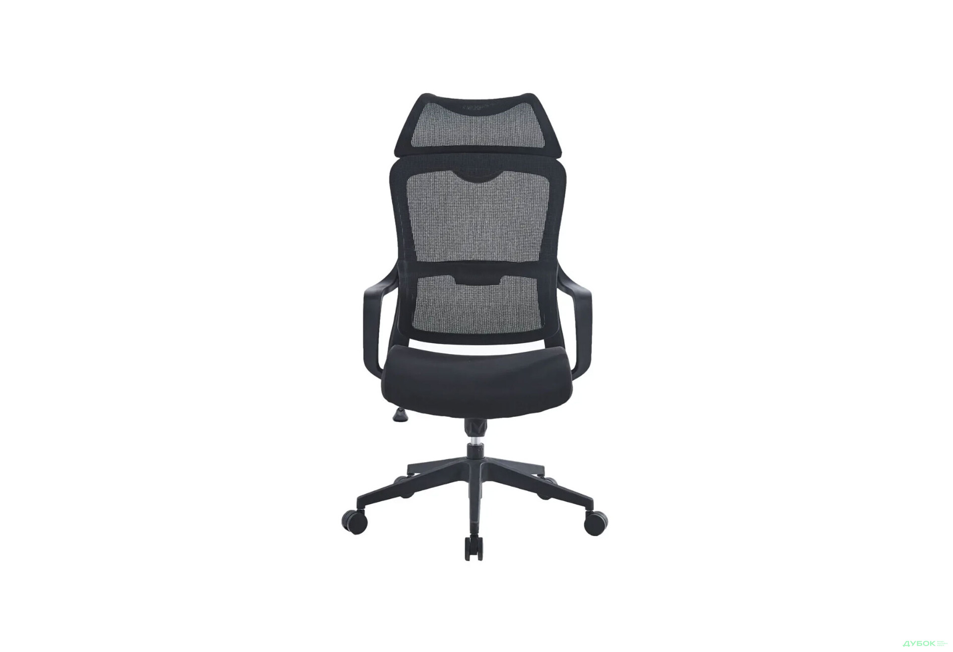 Зображення 3 - Крісло Інтарсіо Джим / Jim поворотне чорне / чорний каркас