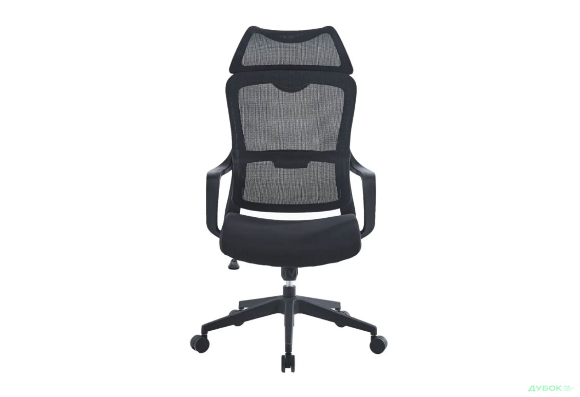 Зображення 3 - Крісло Інтарсіо Джим / Jim поворотне чорне / чорний каркас