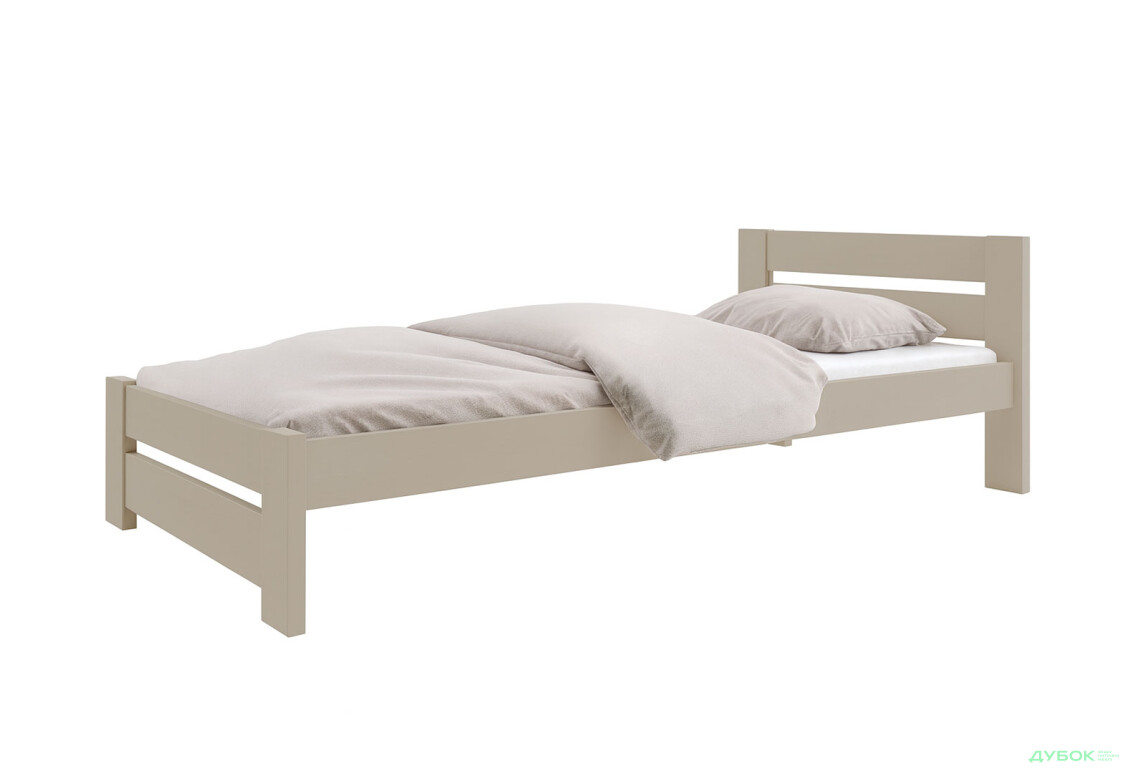 Ліжко Arbor Drev Симфонія 90х190, бук, кашемір