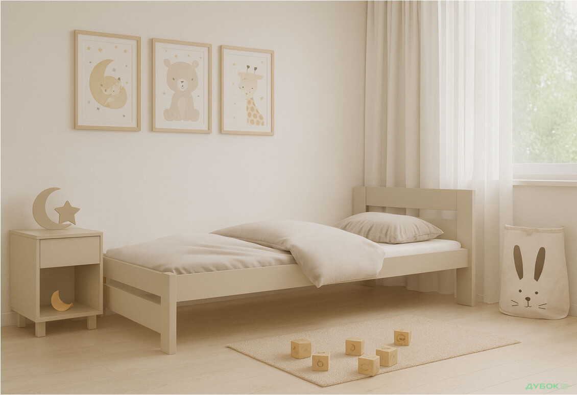 Изображение 2 - Кровать Arbor Drev Симфония 90х200, бук, кашемир