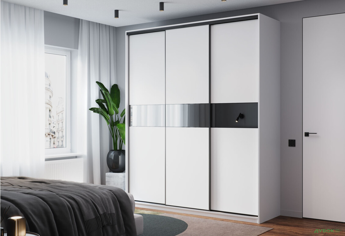 Фасад Ф-590 ДСП комбі / графіт V1 VIP-master - Зображення 2 Зображення 2 - Фасад Ф-590 ДСП комбі / графіт V1 VIP-master