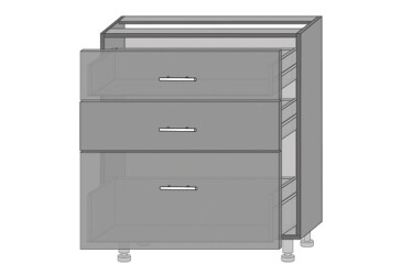 Низ 73 шухляды blum Диплос / Diplos Мебель Стар