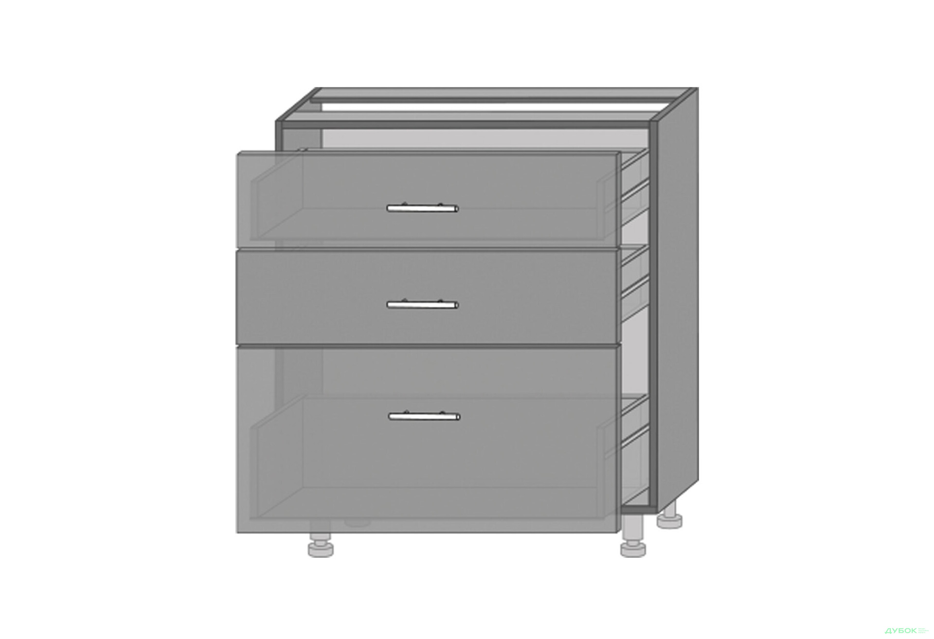 Изображение 1 - Низ 73 шухляды blum Диплос / Diplos Мебель Стар