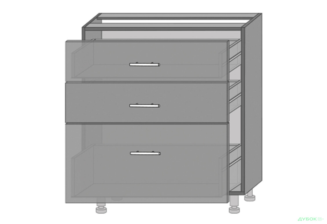 Низ 73 шухляди blum Діплос / Diplos MebelStar - Зображення 1 Зображення 1 - Низ 73 шухляди blum Діплос / Diplos MebelStar