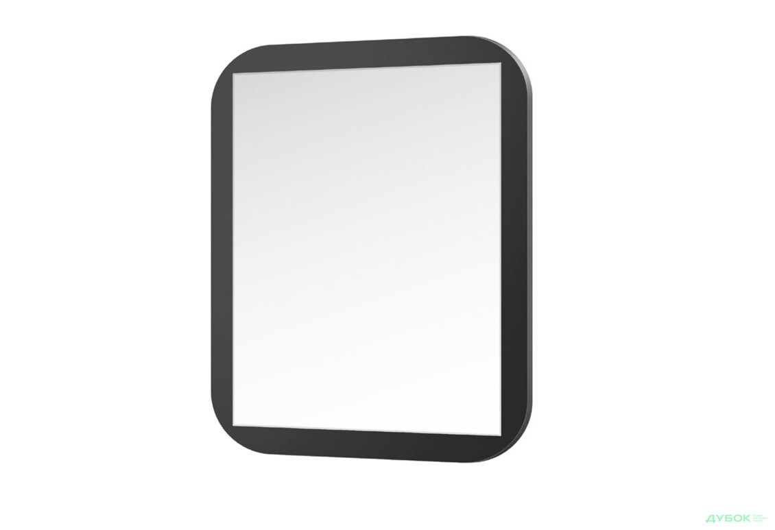 Дзеркало Київський стандарт Руна 60x80 см чорний софт - Зображення 1 Зображення 1 - Дзеркало Київський стандарт Руна 60x80 см чорний софт