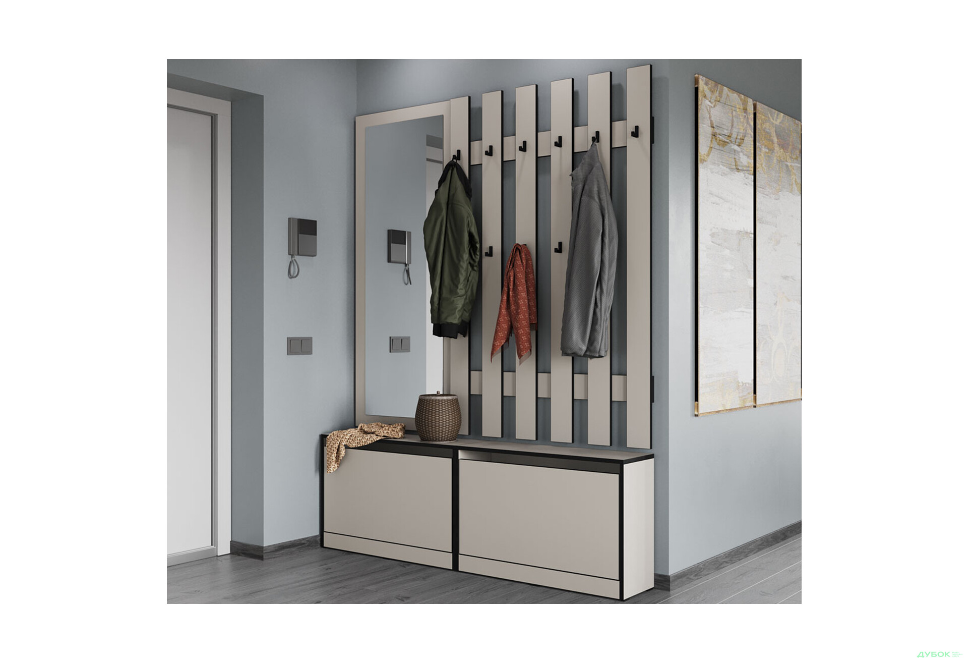 Тумба для обуви Moreli KO-3006 Корнелия кашемир - Изображение 2 Изображение 2 - Тумба для обуви Moreli KO-3006 Корнелия кашемир