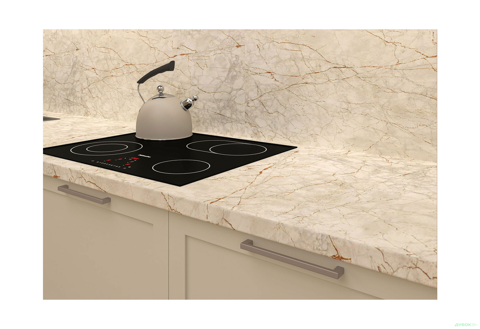 Кухня МироМарк Винтаж / Vintage 280х160 см полумат слоновая кость RAL 1013 - Изображение 3 Изображение 3 - Кухня МироМарк Винтаж / Vintage 280х160 см полумат слоновая кость RAL 1013