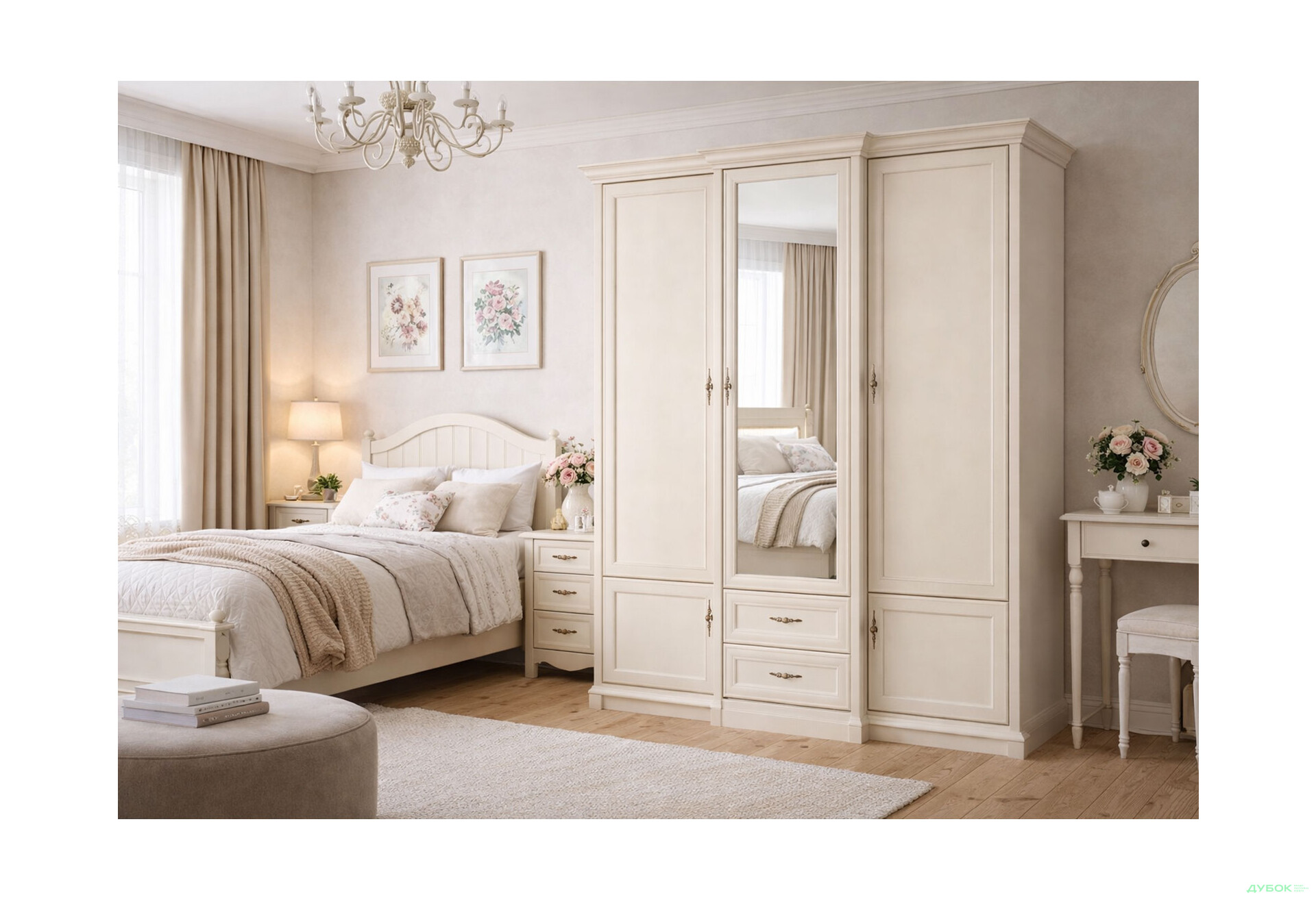 Зображення 2 - Шафа 3d/2s кашемір Соната Нью Гербор