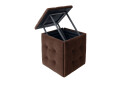 Зображення 3 - Пуф-трансформер Kredens furniture 5в1 50x50 см, Чорний метал / Коричневий 2299