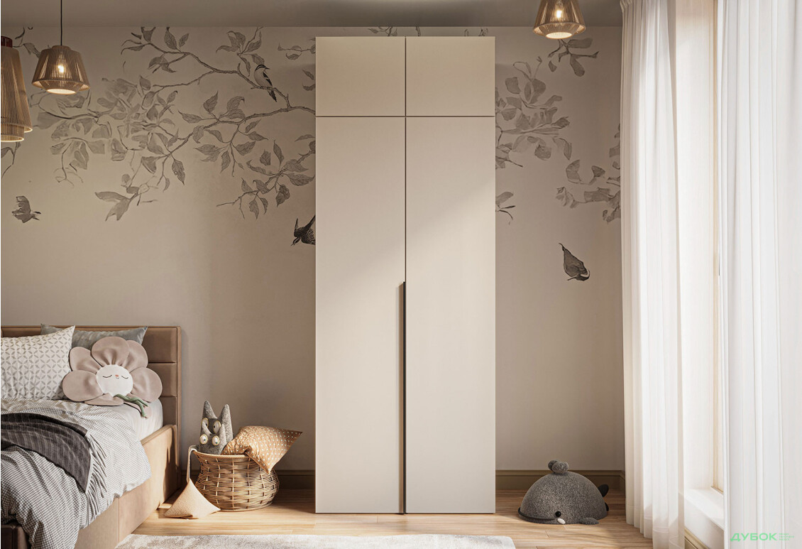 Изображение 5 - Шкаф Garant Соло 2D_Sh с полками 90 см, кашемир