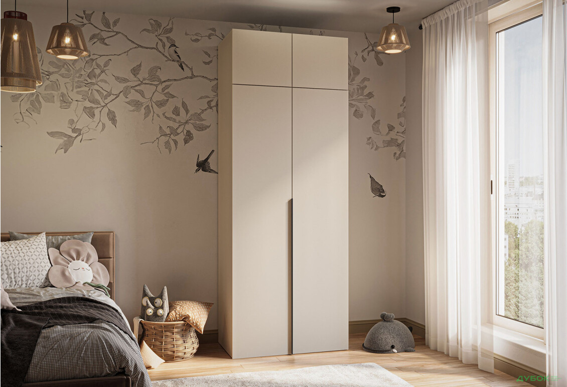 Изображение 6 - Шкаф Garant Соло 2D_Sh с полками 90 см, кашемир