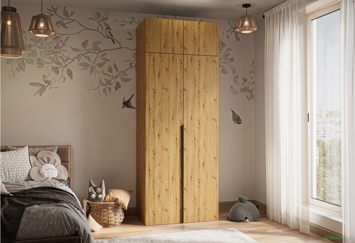 Изображение 4 - Шкаф Garant Соло 2D_Sh с полками 90 см, дуб артизан